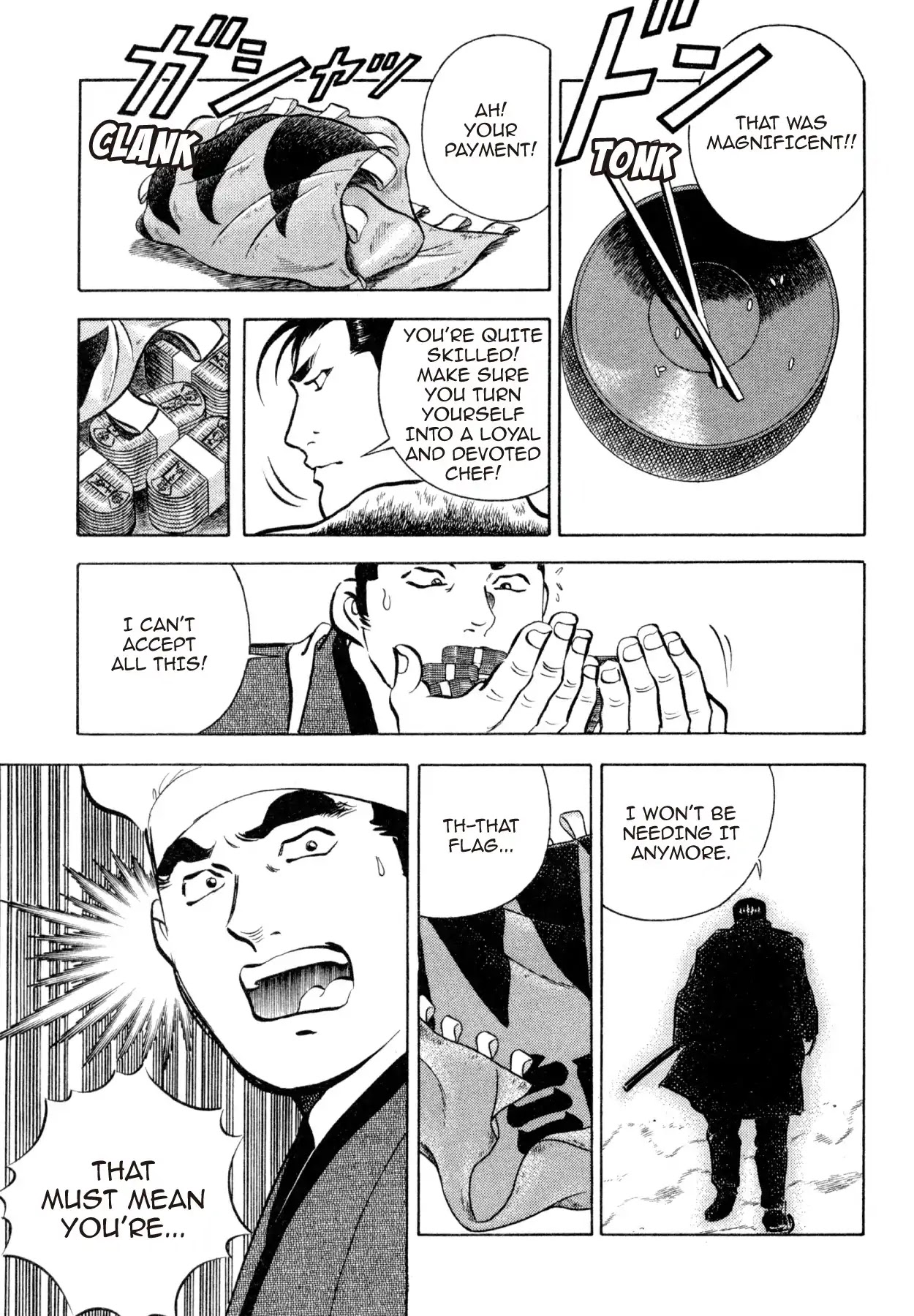 Shoku King Chapter 250.5 page 24 - VOL.27 SHOKU-KING - SUPPLEMENTARY BIOGRAPHY THE WESTERN CUISINE REVOLUTION