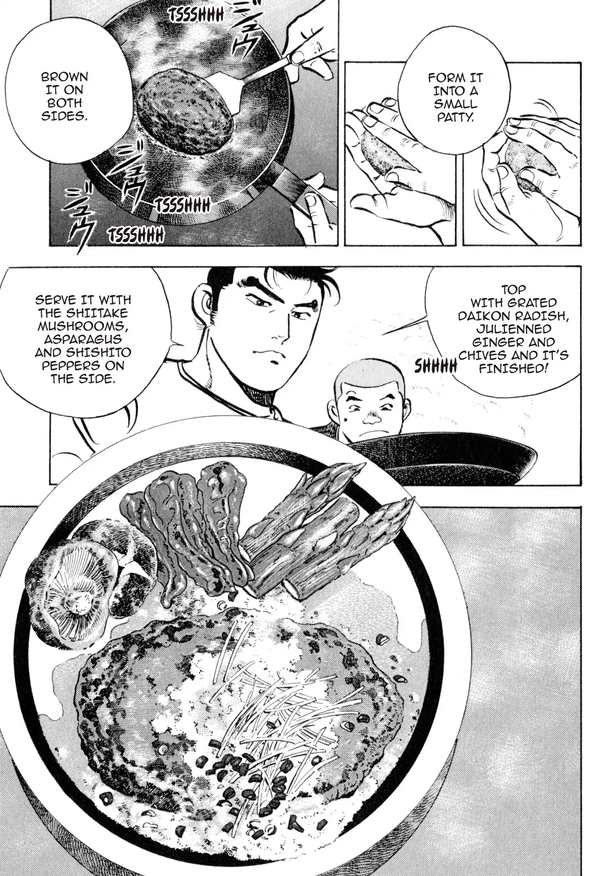 Shoku King Chapter 35 page 13 - Chapter 35: THE NEW HAMBURG STEAK
