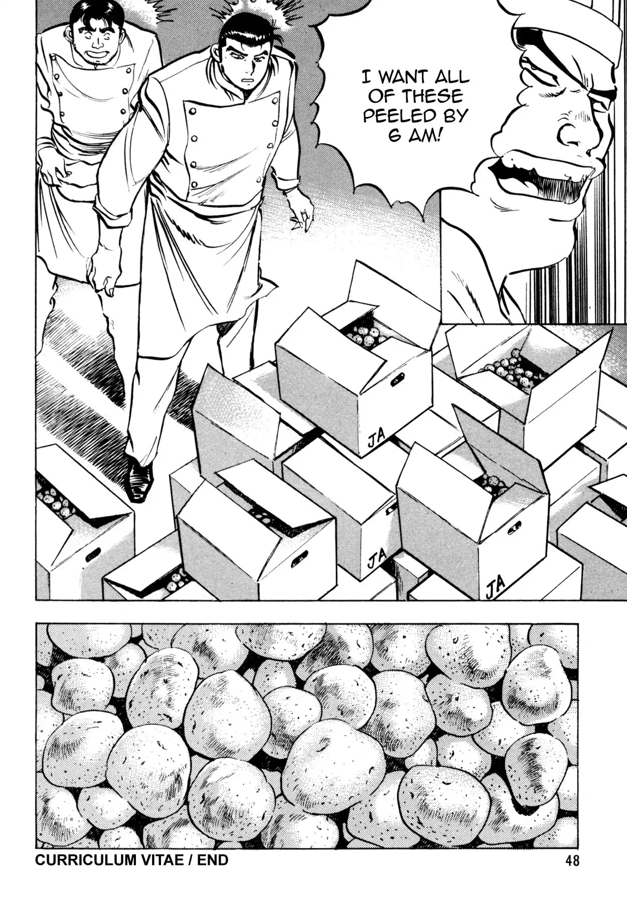 Shoku King Chapter 63 page 22 - Chapter 63: CURRICULUM VITAE