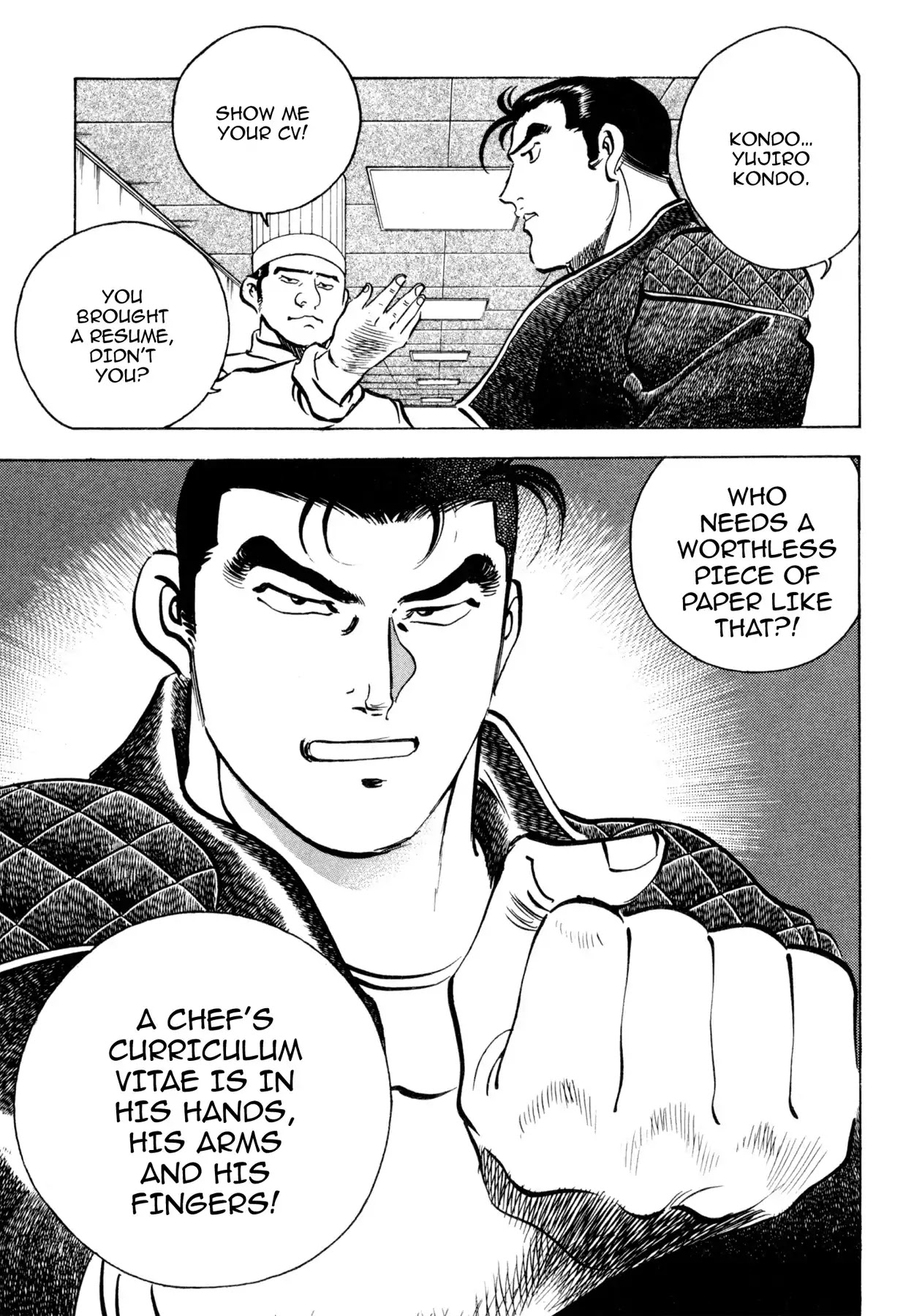Shoku King Chapter 63 page 7 - Chapter 63: CURRICULUM VITAE