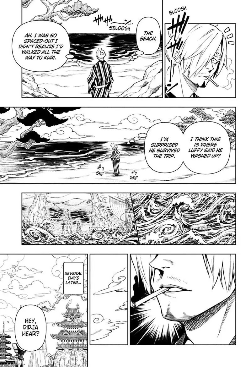 Shokugeki no Sanji Chapter 5 page 15 - Chapter 5: Crooked Cooks, Soba Salvation