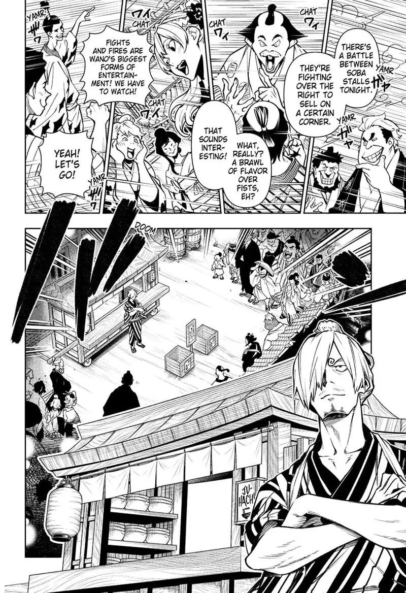 Shokugeki no Sanji Chapter 5 page 16 - Chapter 5: Crooked Cooks, Soba Salvation