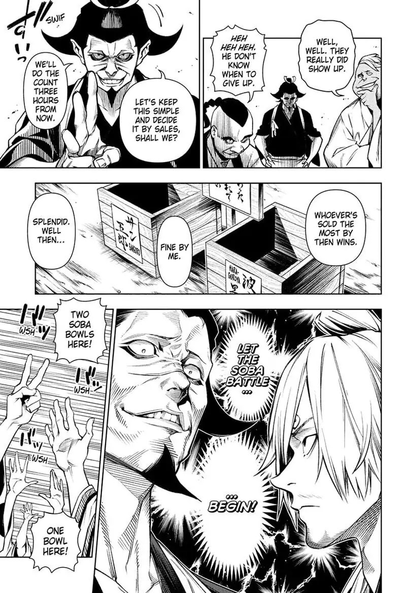 Shokugeki no Sanji Chapter 5 page 17 - Chapter 5: Crooked Cooks, Soba Salvation