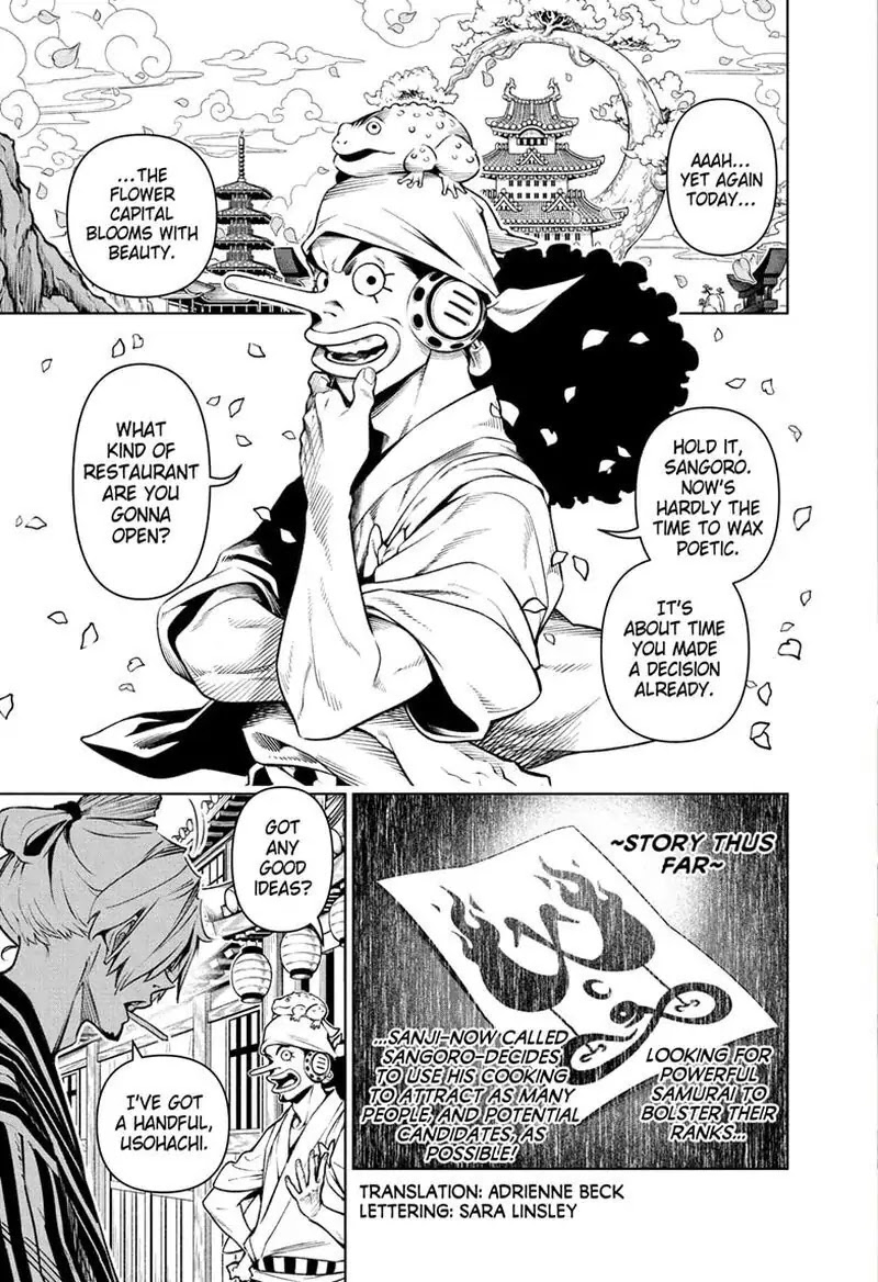 Shokugeki no Sanji Chapter 5 page 2 - Chapter 5: Crooked Cooks, Soba Salvation
