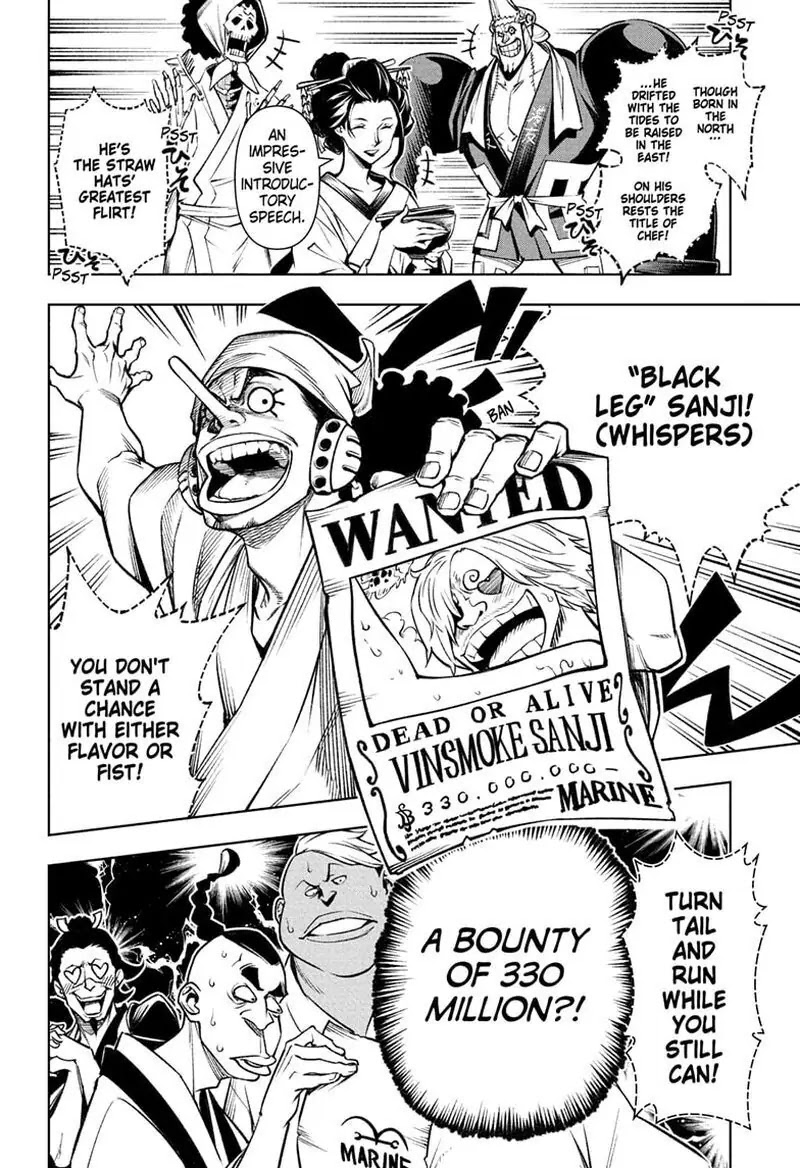 Shokugeki no Sanji Chapter 5 page 34 - Chapter 5: Crooked Cooks, Soba Salvation