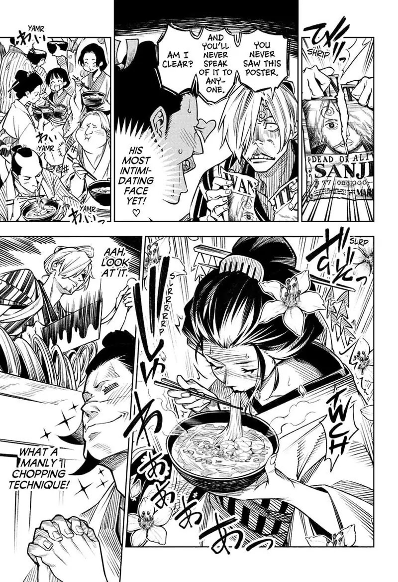 Shokugeki no Sanji Chapter 5 page 35 - Chapter 5: Crooked Cooks, Soba Salvation