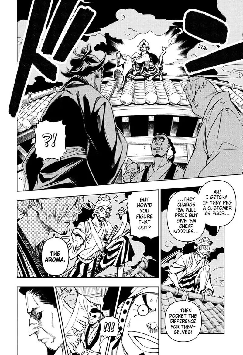 Shokugeki no Sanji Chapter 5 page 8 - Chapter 5: Crooked Cooks, Soba Salvation