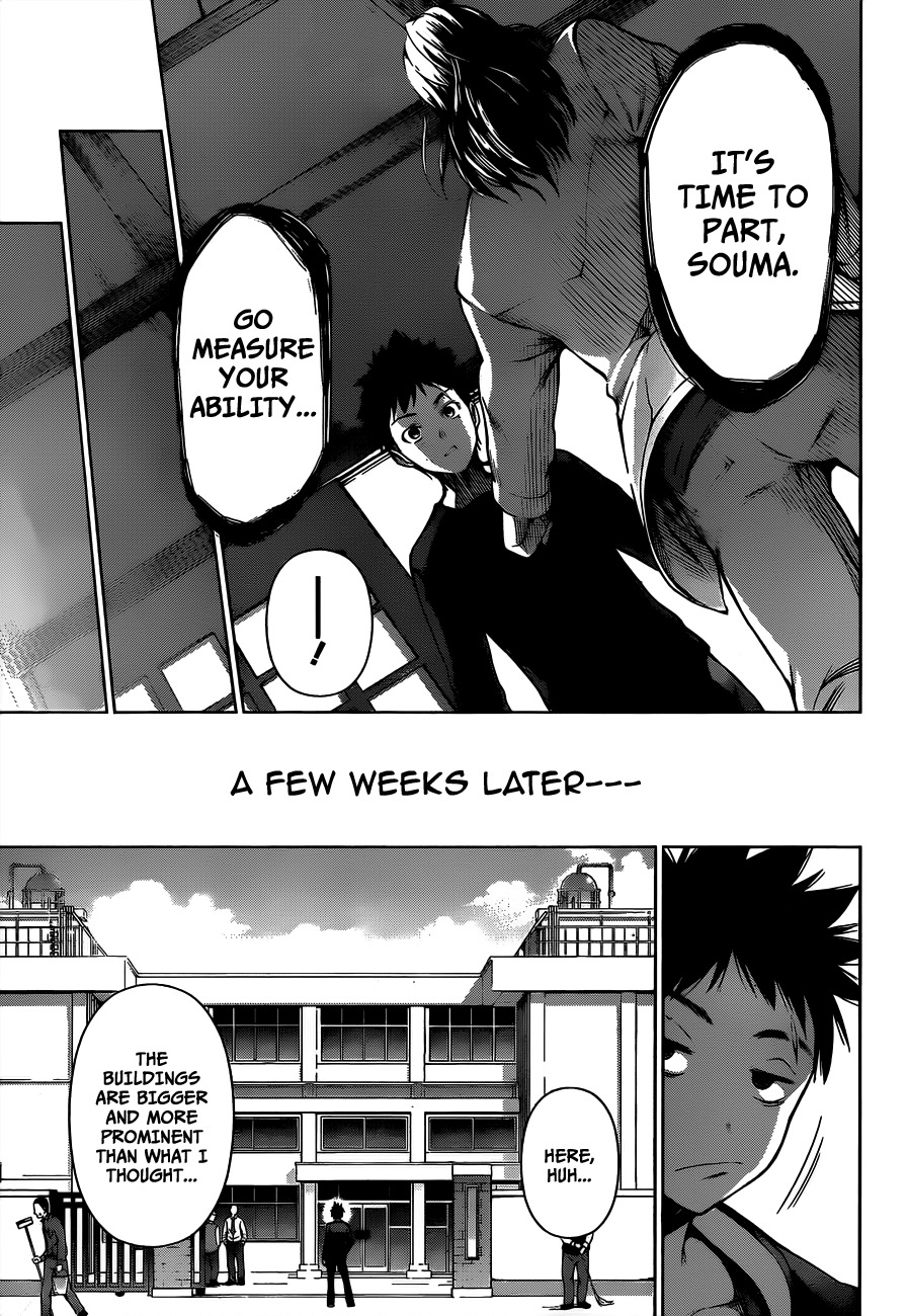 Shokugeki no Soma Chapter 1 page 38 - Chapter 1 : The Endless Wilderness