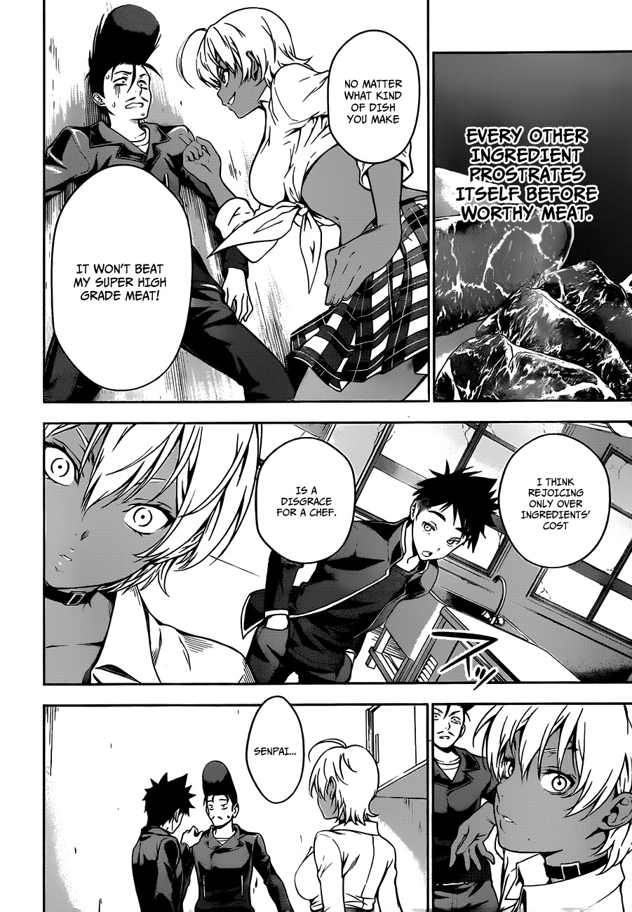 Shokugeki no Soma Chapter 10 page 13 - Chapter 10 : The Meat Invader