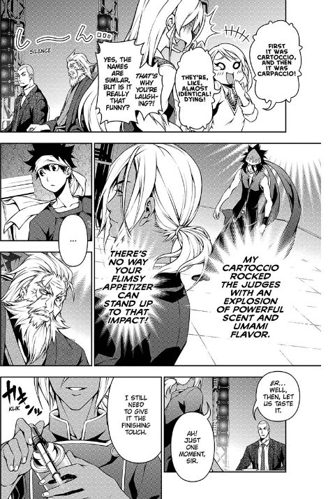 Shokugeki no Soma Chapter 100 page 3 - Chapter 100 : A Sharp Point