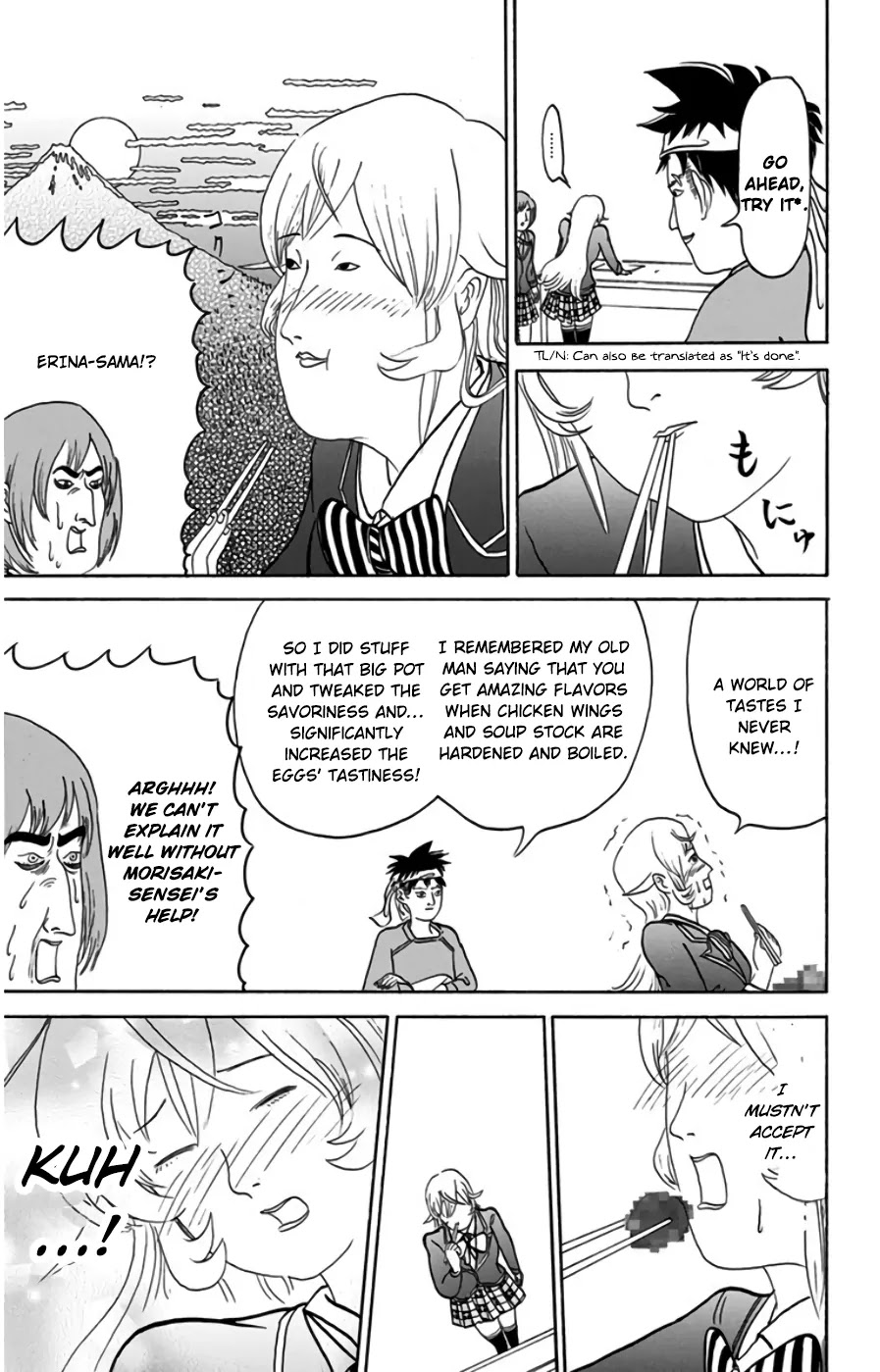 Shokugeki no Soma Chapter 109.6 page 12 - Chapter 109.6: Shokugeki no Souma x Isobe Isobee Monogatari
