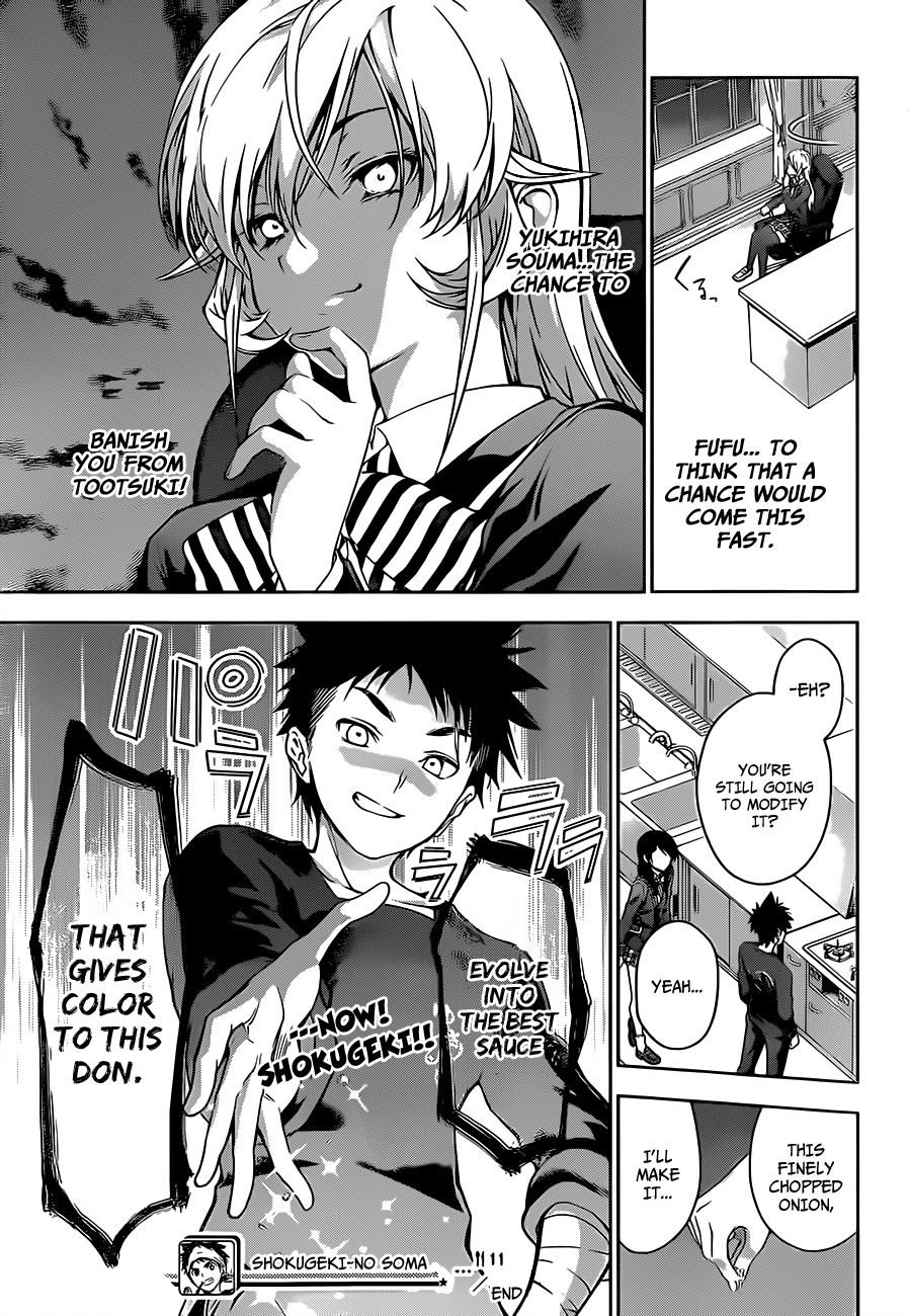 Shokugeki no Soma Chapter 11 page 20 - Chapter 11 : The Night Before The Showdown