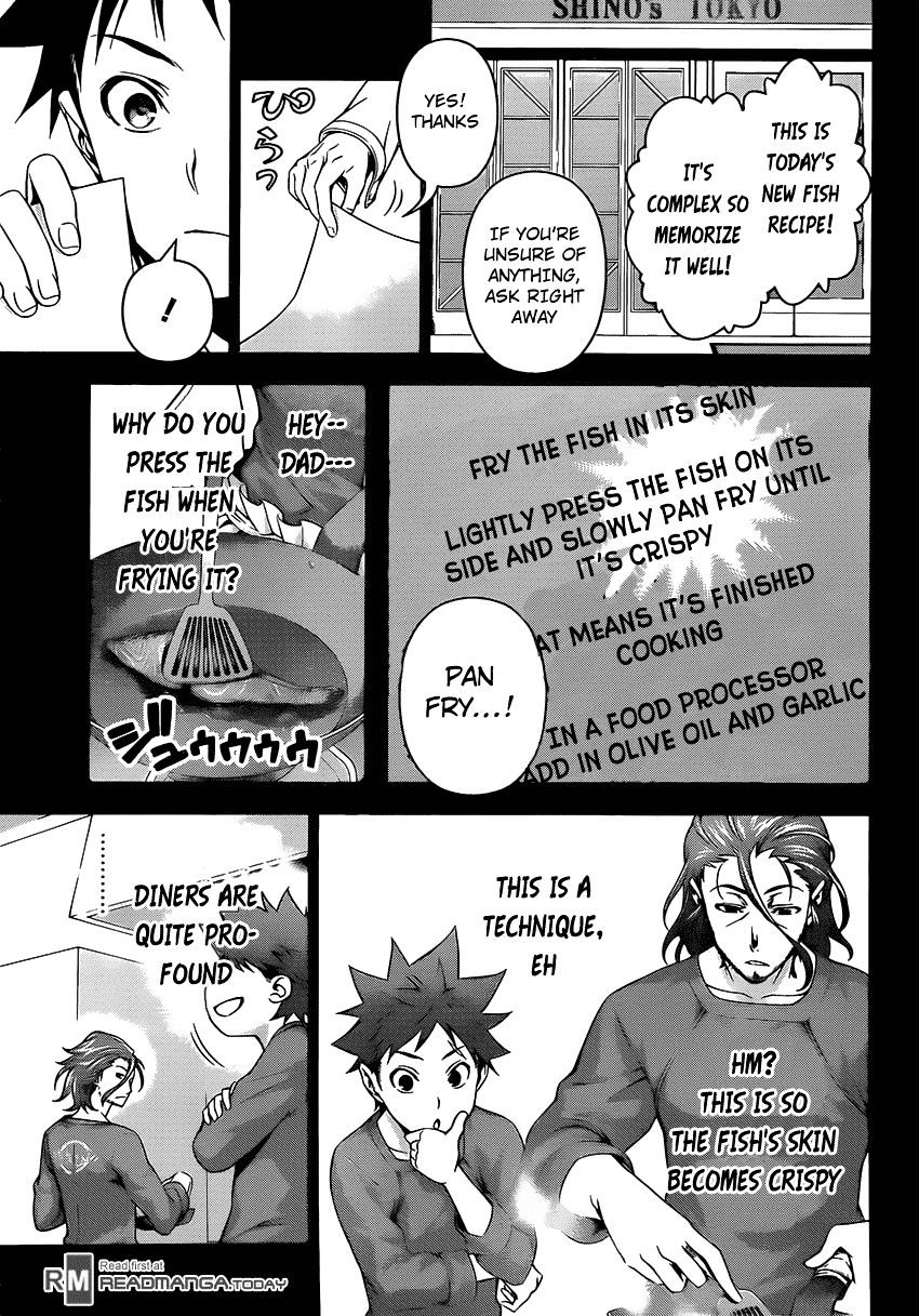 Shokugeki no Soma Chapter 114 page 10 - Chapter 114 : Restaurant Yukihira Changed