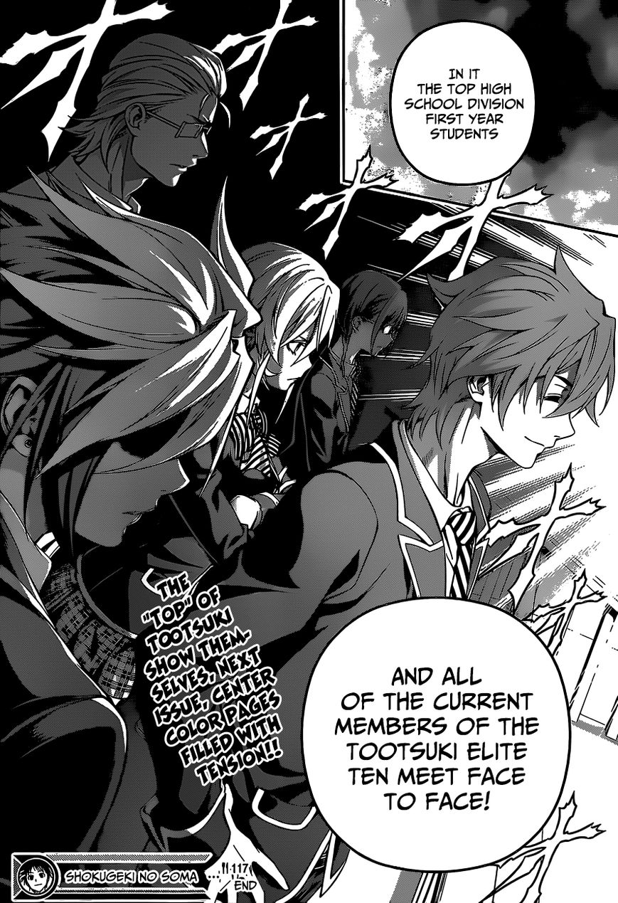 Shokugeki no Soma Chapter 117 page 19 - Chapter 117 : Imposingly