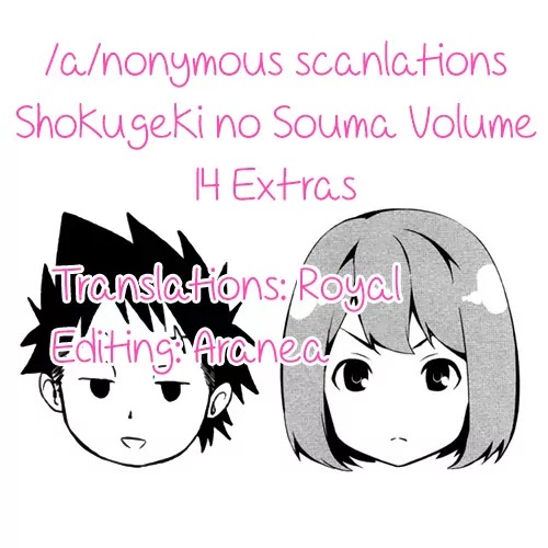 Shokugeki no Soma Chapter 118.5 page 1 - Chapter 118.5: Extras