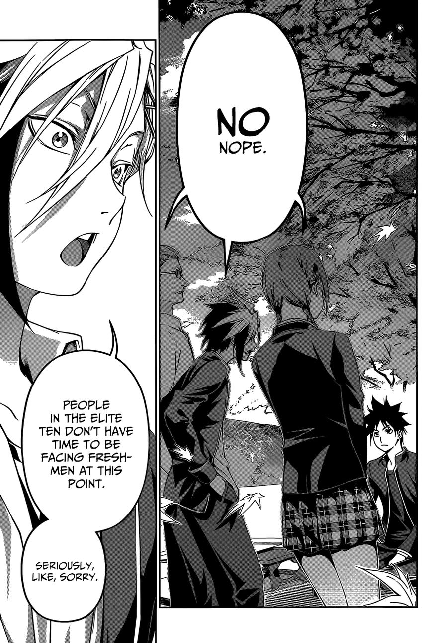 Shokugeki no Soma Chapter 118 page 17 - Chapter 118 : Tootsuki Elite Ten