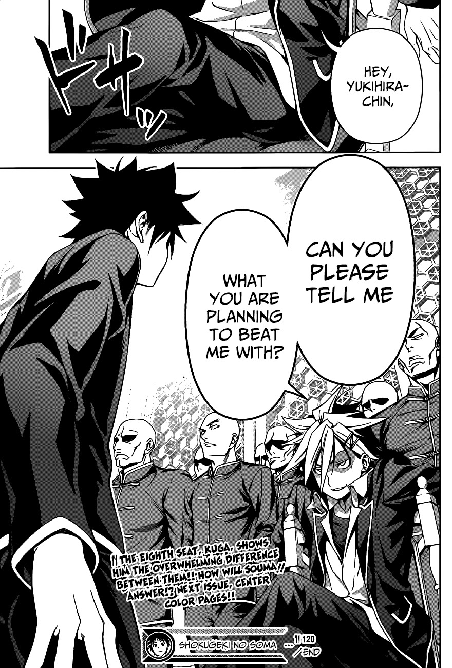 Shokugeki no Soma Chapter 120 page 19 - Chapter 120 : Monster Level Event