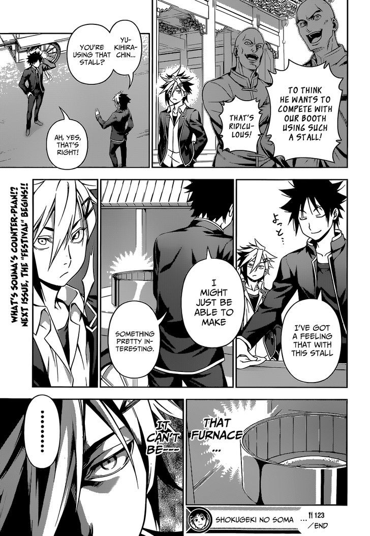 Shokugeki no Soma Chapter 123 page 20 - Chapter 123 : Without Fearing Spiciness