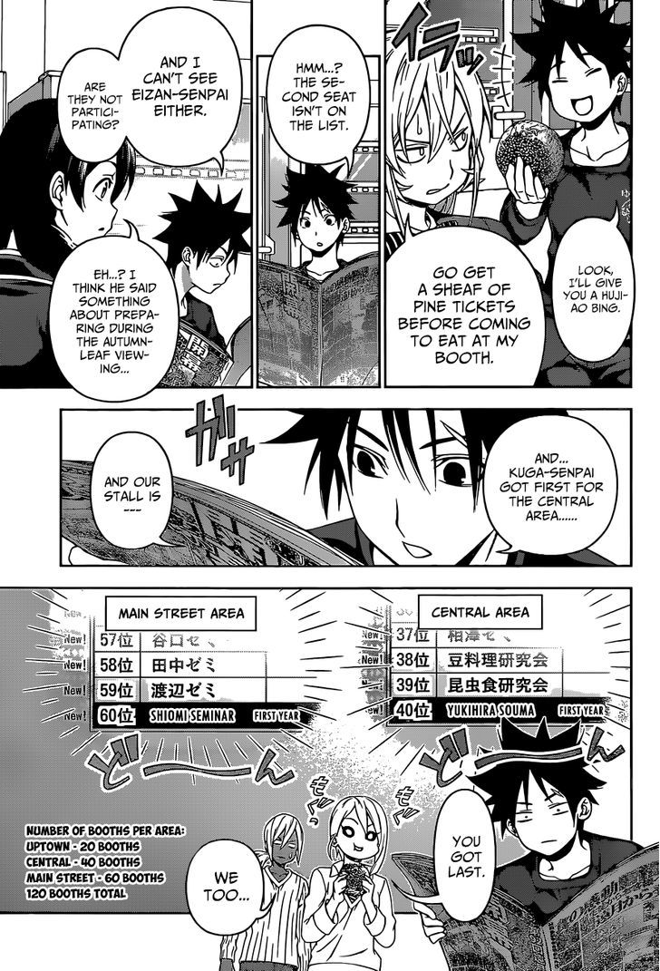 Shokugeki no Soma Chapter 126 page 14 - Chapter 126 : Great Stall Operation!