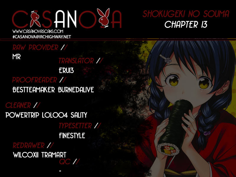 Shokugeki no Soma Chapter 13 page 1 - Chapter 13 : Quiet Don, An Eloquent Don