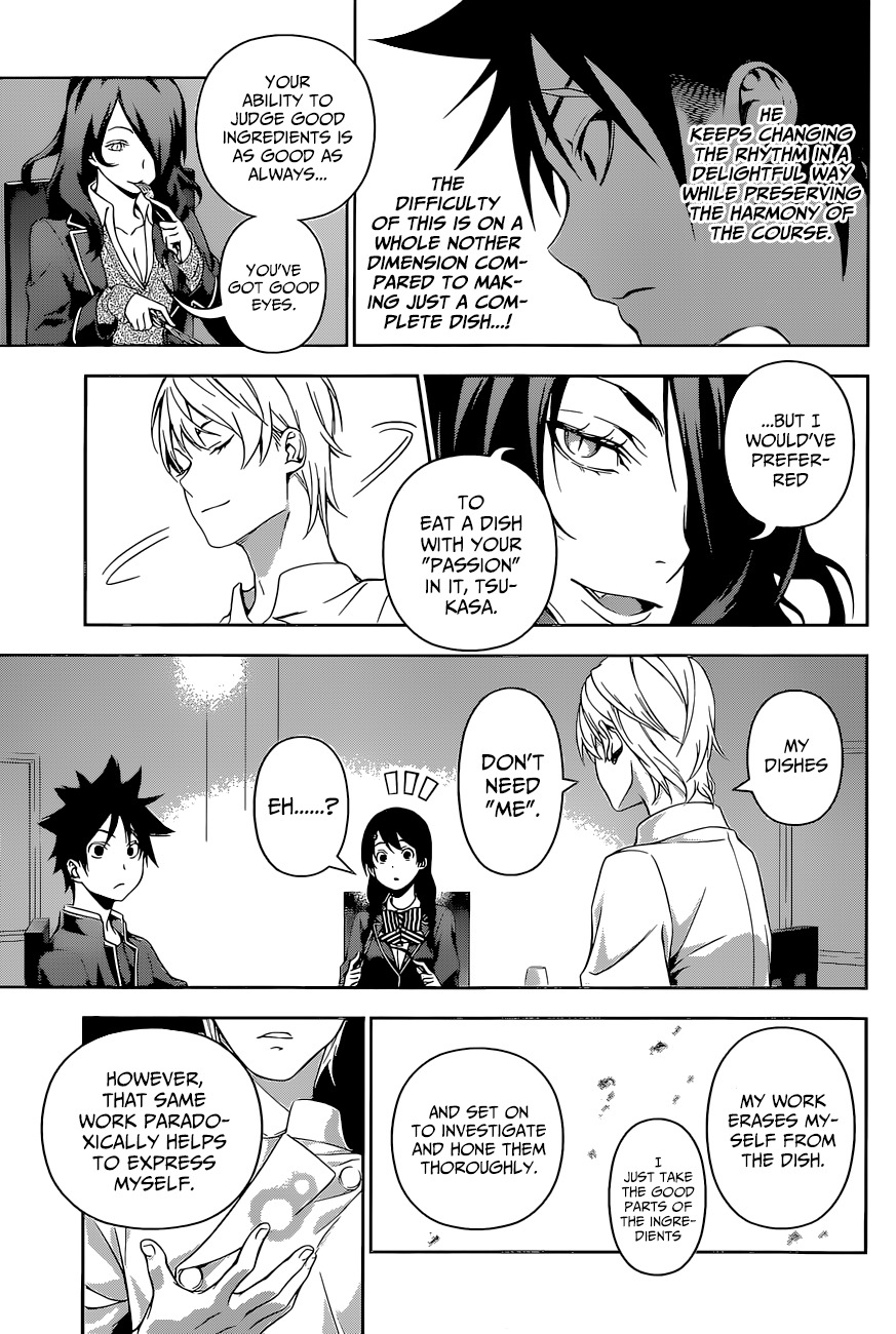 Shokugeki no Soma Chapter 132 page 13 - Chapter 132 : The First Seat's Power