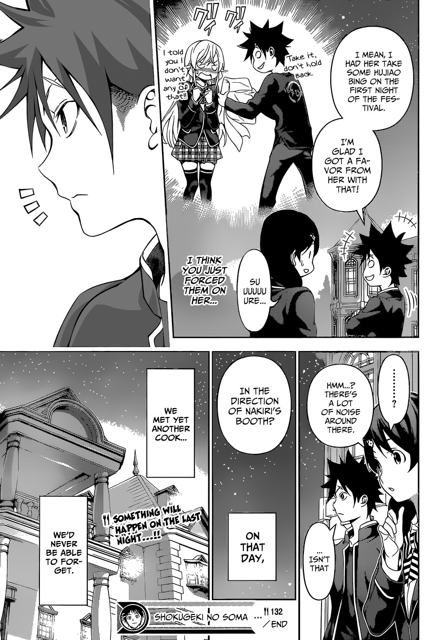 Shokugeki no Soma Chapter 132 page 19 - Chapter 132 : The First Seat's Power