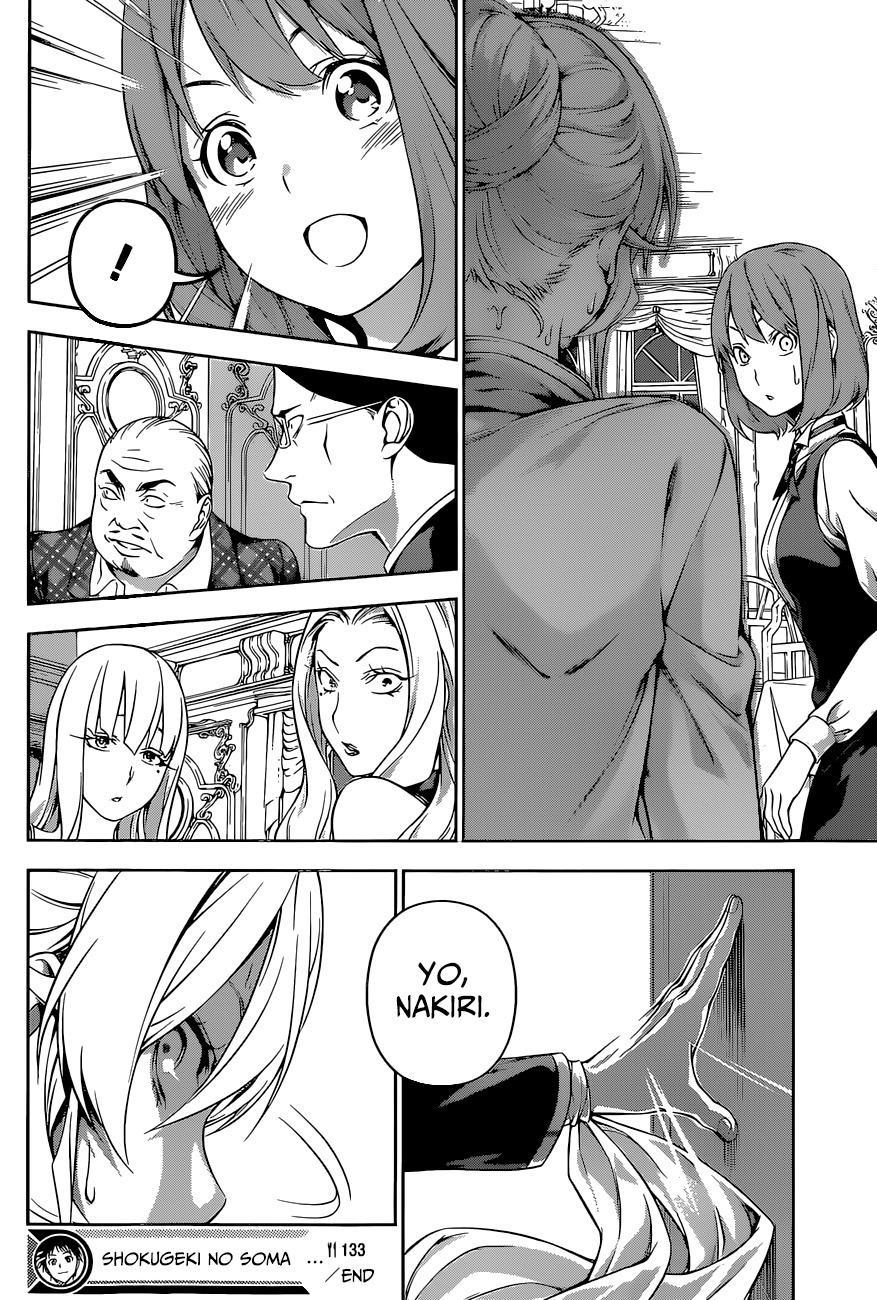 Shokugeki no Soma Chapter 133 page 19 - Chapter 133 : The Clouded Table