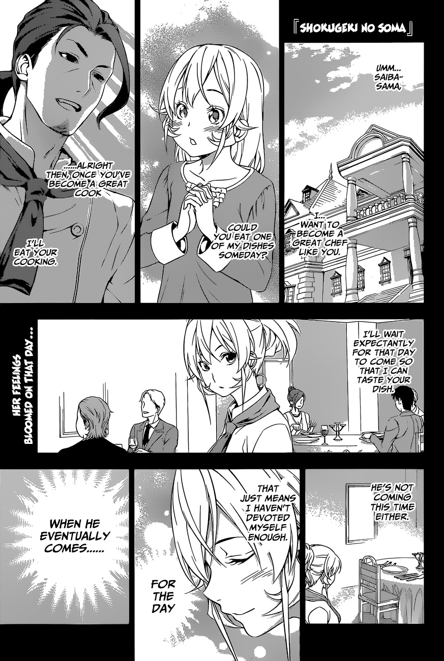Shokugeki no Soma Chapter 133 page 2 - Chapter 133 : The Clouded Table