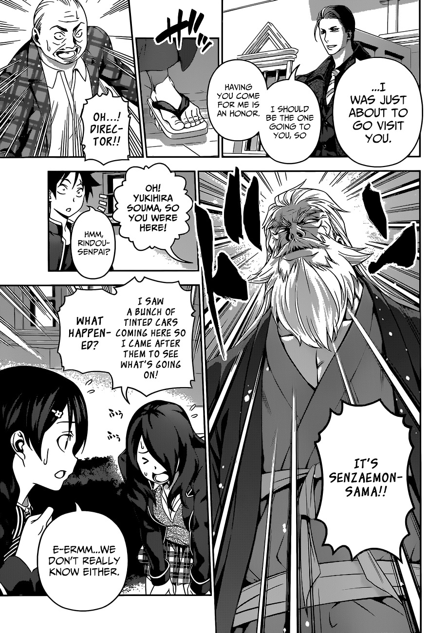 Shokugeki no Soma Chapter 134 page 11 - Chapter 134 : Dark Clouds Cover the Moon