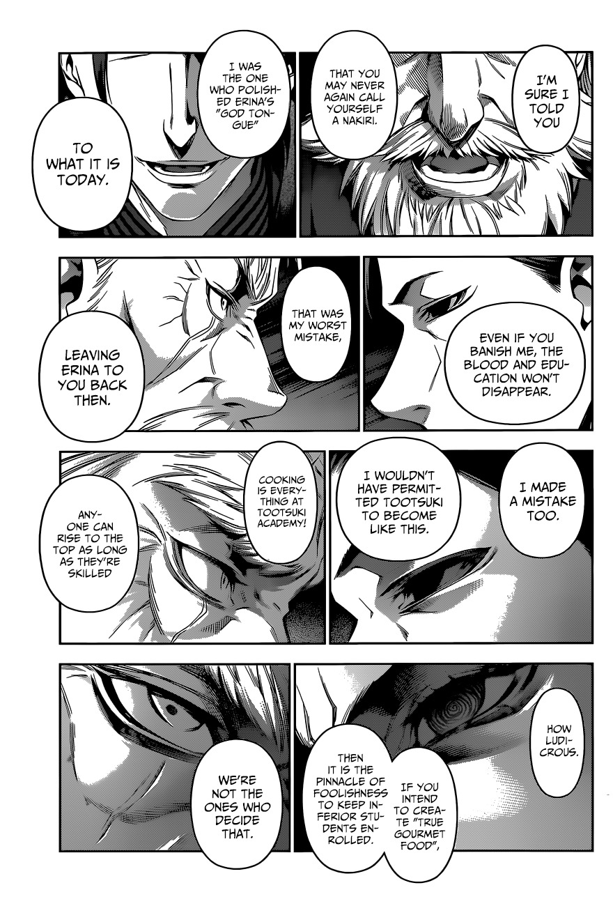Shokugeki no Soma Chapter 134 page 13 - Chapter 134 : Dark Clouds Cover the Moon
