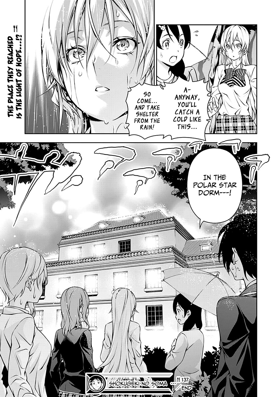 Shokugeki no Soma Chapter 137 page 20 - Chapter 137 : Lampight of Hope