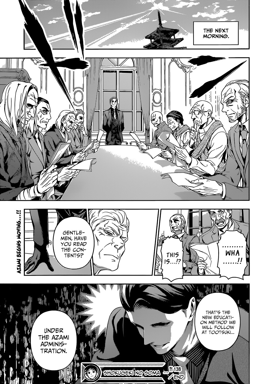 Shokugeki no Soma Chapter 138 page 21 - Chapter 138 : Erina Goes To The Polar Star Dorm
