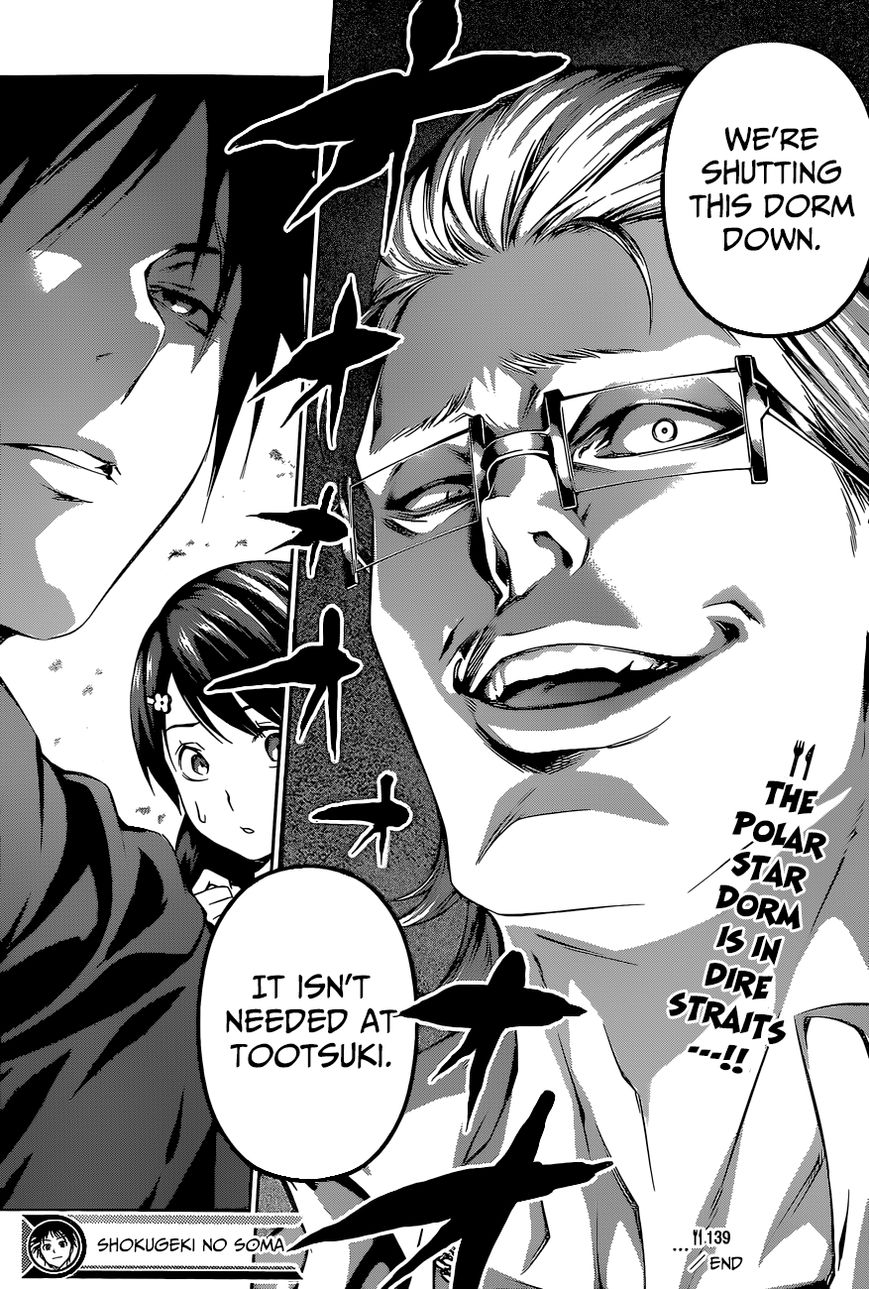 Shokugeki no Soma Chapter 139 page 20 - Chapter 139 : Crumbling Academy