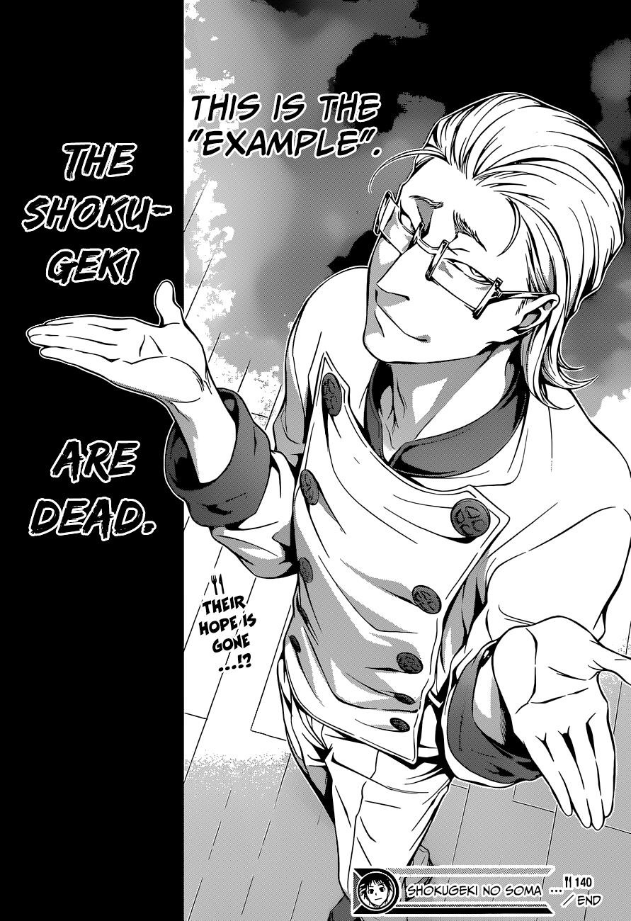 Shokugeki no Soma Chapter 140 page 20 - Chapter 140 : Example (Casanova)