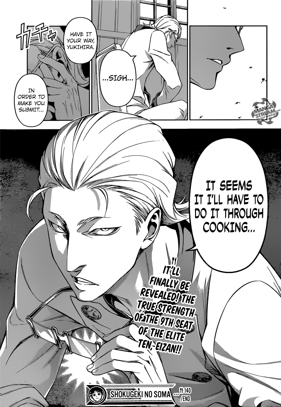 Shokugeki no Soma Chapter 143 page 22 - Chapter 143 : The Battle Has Begun