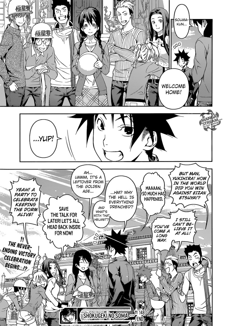 Shokugeki no Soma Chapter 148 page 20 - Chapter 148 : Triumphant Return
