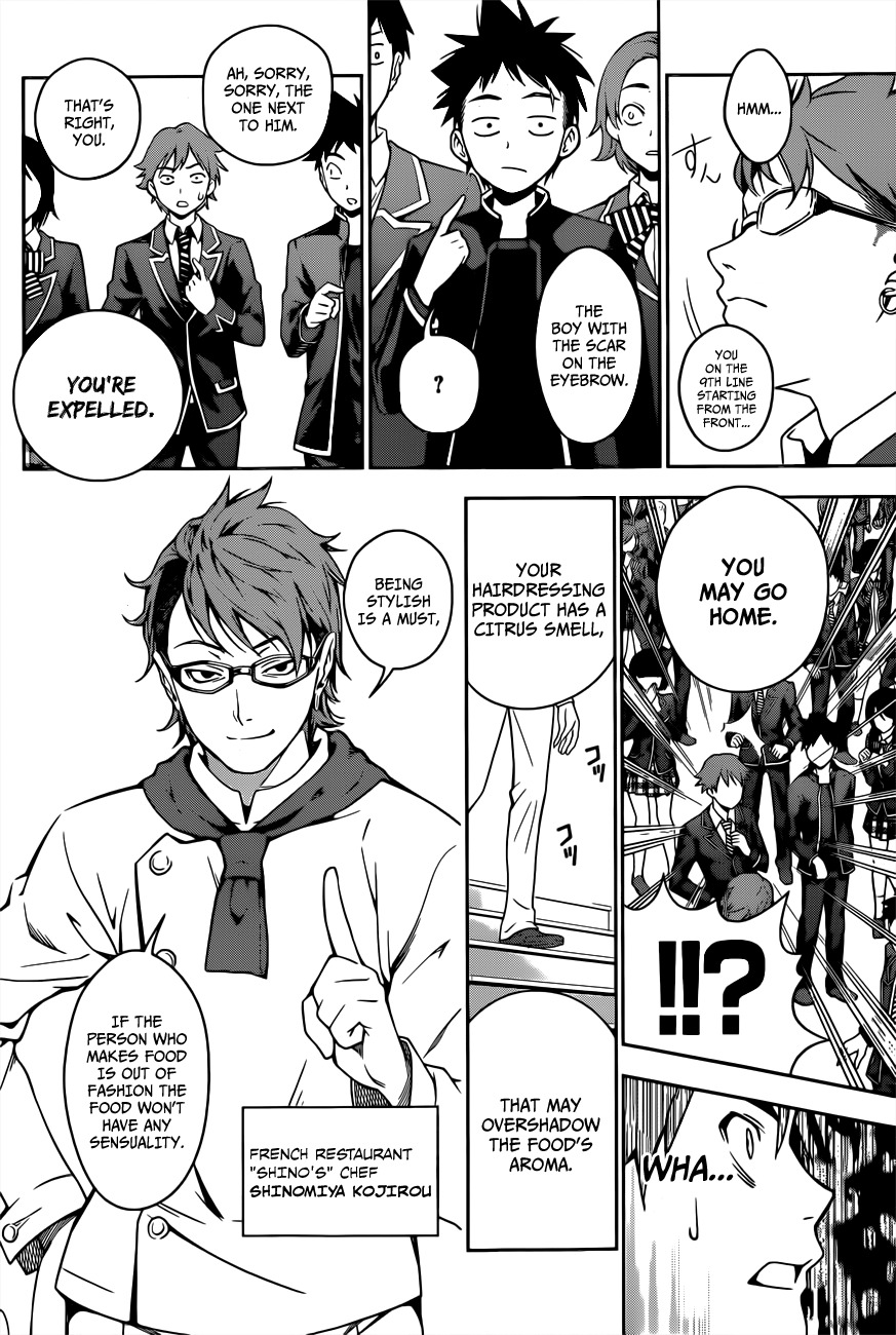 Shokugeki no Soma Chapter 15 page 11 - Chapter 15 : Friction and Elite