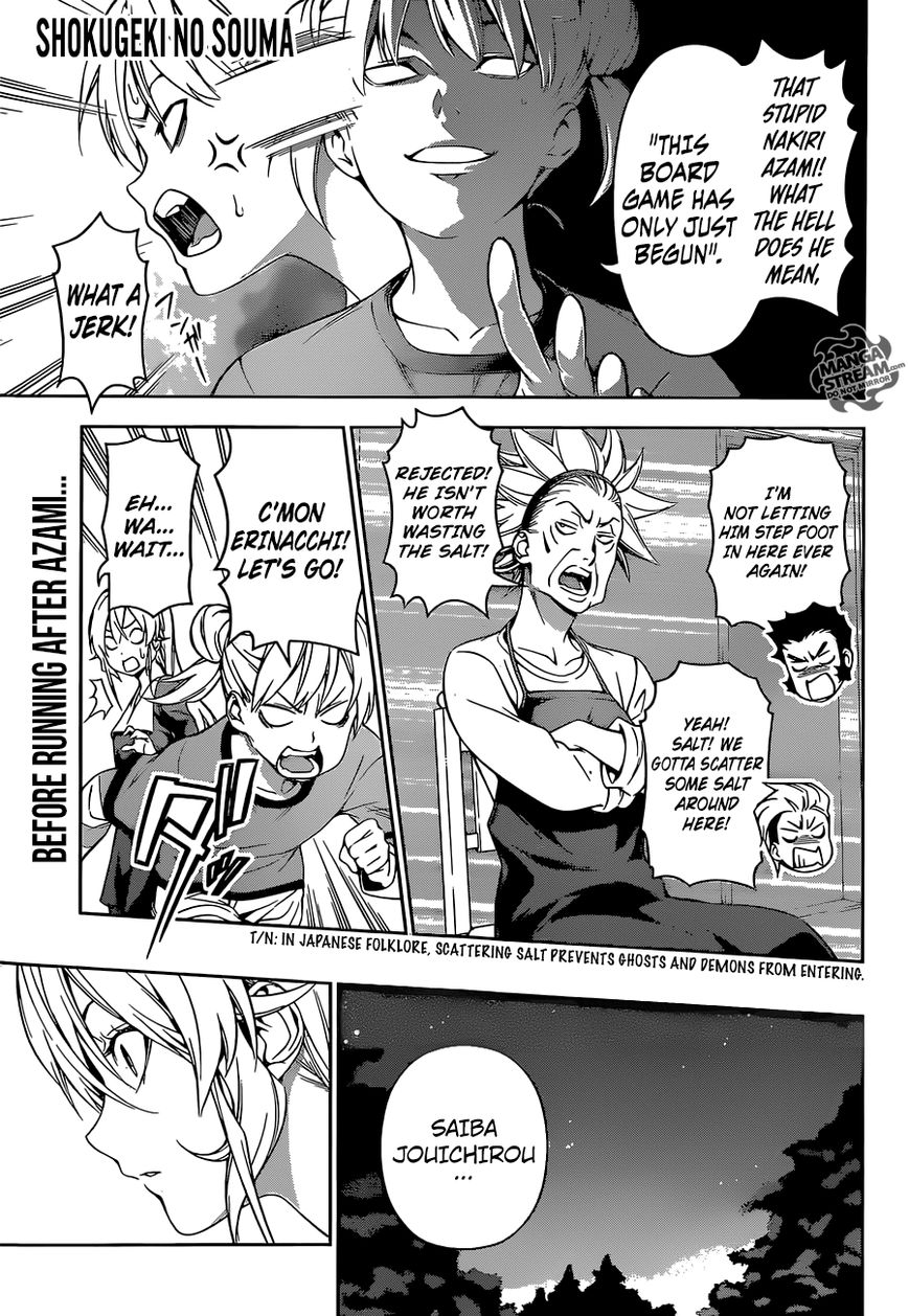 Shokugeki no Soma Chapter 151 page 1 - Chapter 151 : The Outbreak of War