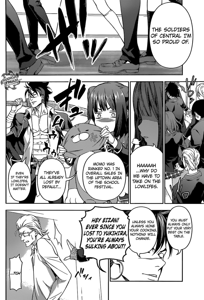 Shokugeki no Soma Chapter 151 page 18 - Chapter 151 : The Outbreak of War