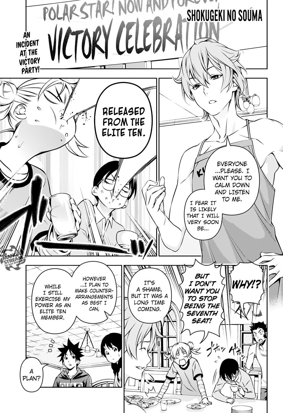 Shokugeki no Soma Chapter 152 page 1 - Chapter 152 : Reconnaissance