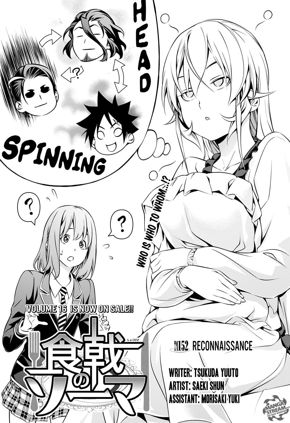 Shokugeki no Soma Chapter 152 page 5 - Chapter 152 : Reconnaissance