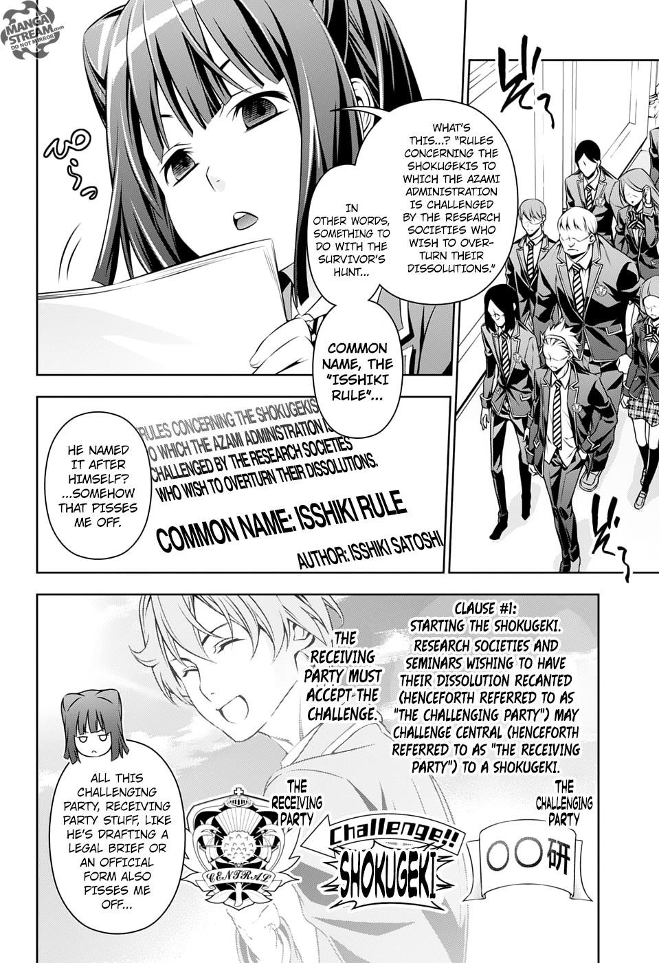 Shokugeki no Soma Chapter 152 page 6 - Chapter 152 : Reconnaissance