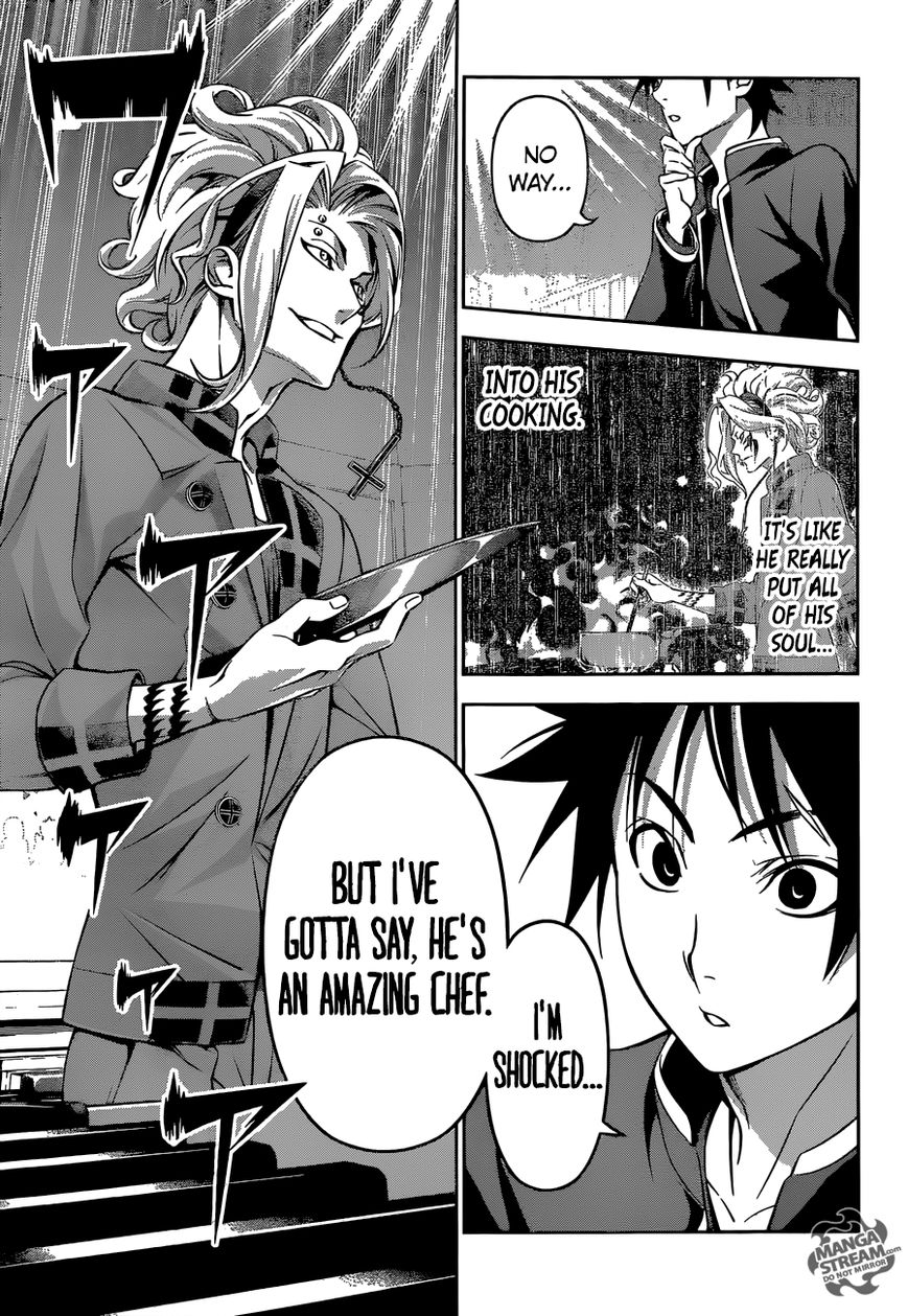 Shokugeki no Soma Chapter 156 page 14 - Chapter 156 : Absolute Thermal Sense