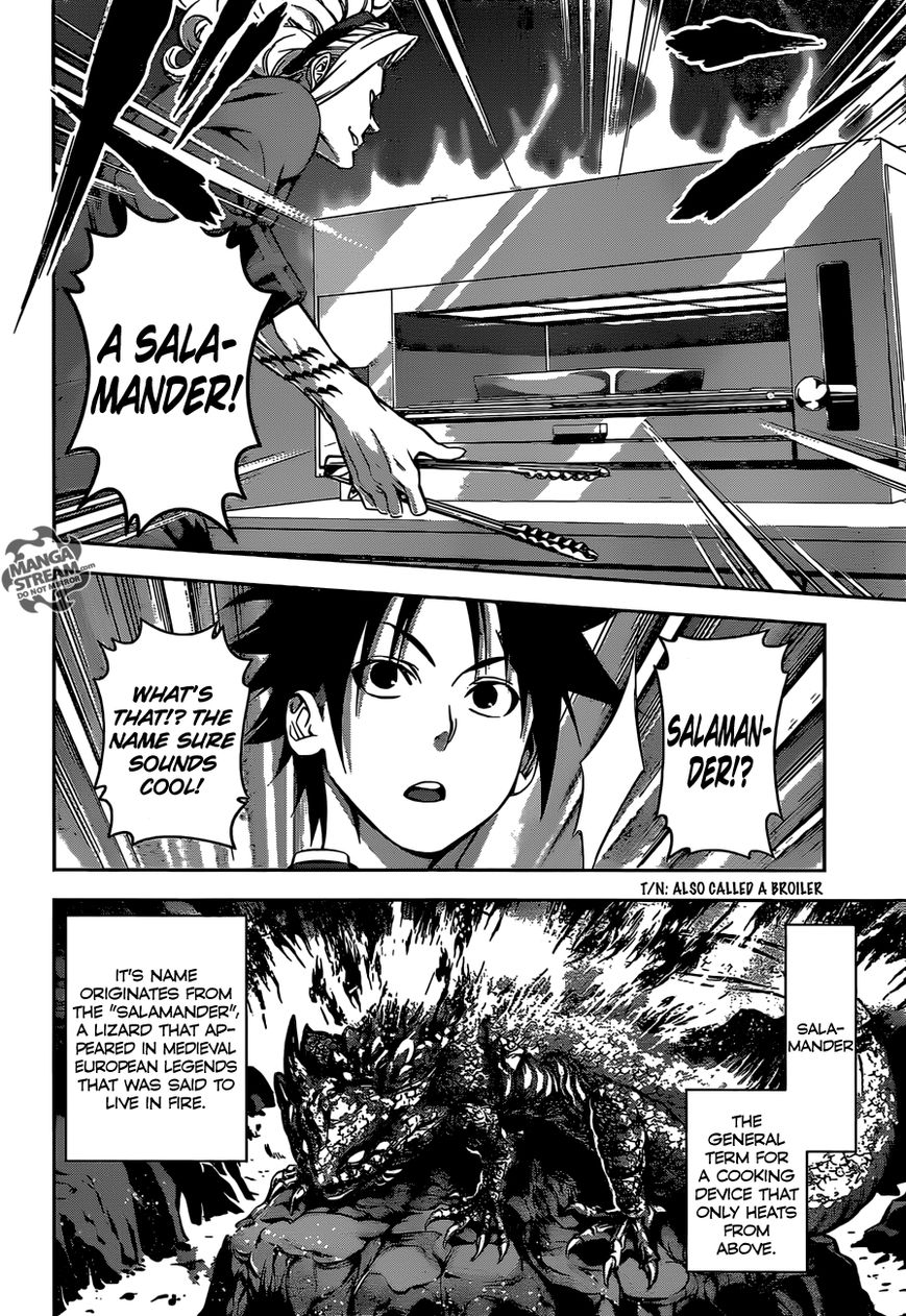 Shokugeki no Soma Chapter 156 page 17 - Chapter 156 : Absolute Thermal Sense