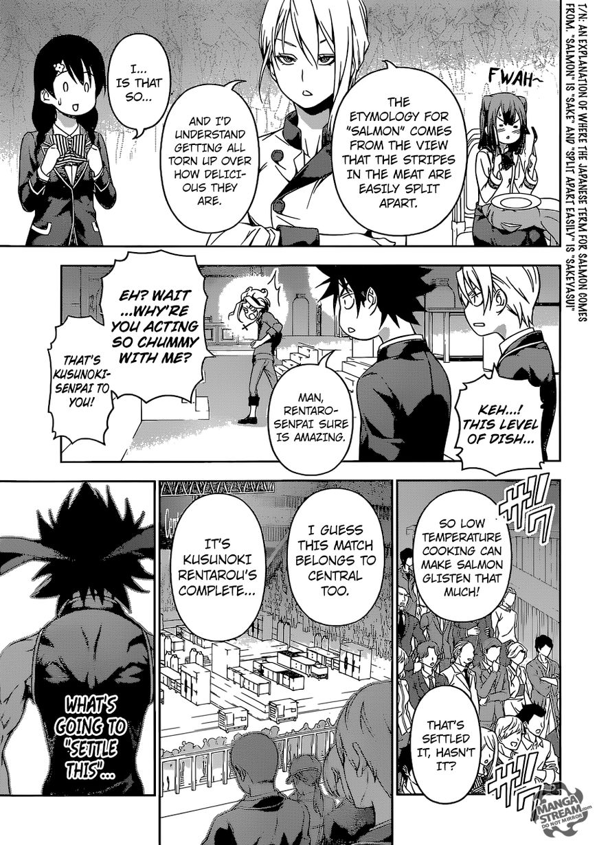 Shokugeki no Soma Chapter 157 page 10 - Chapter 157 : The Salmon Dances