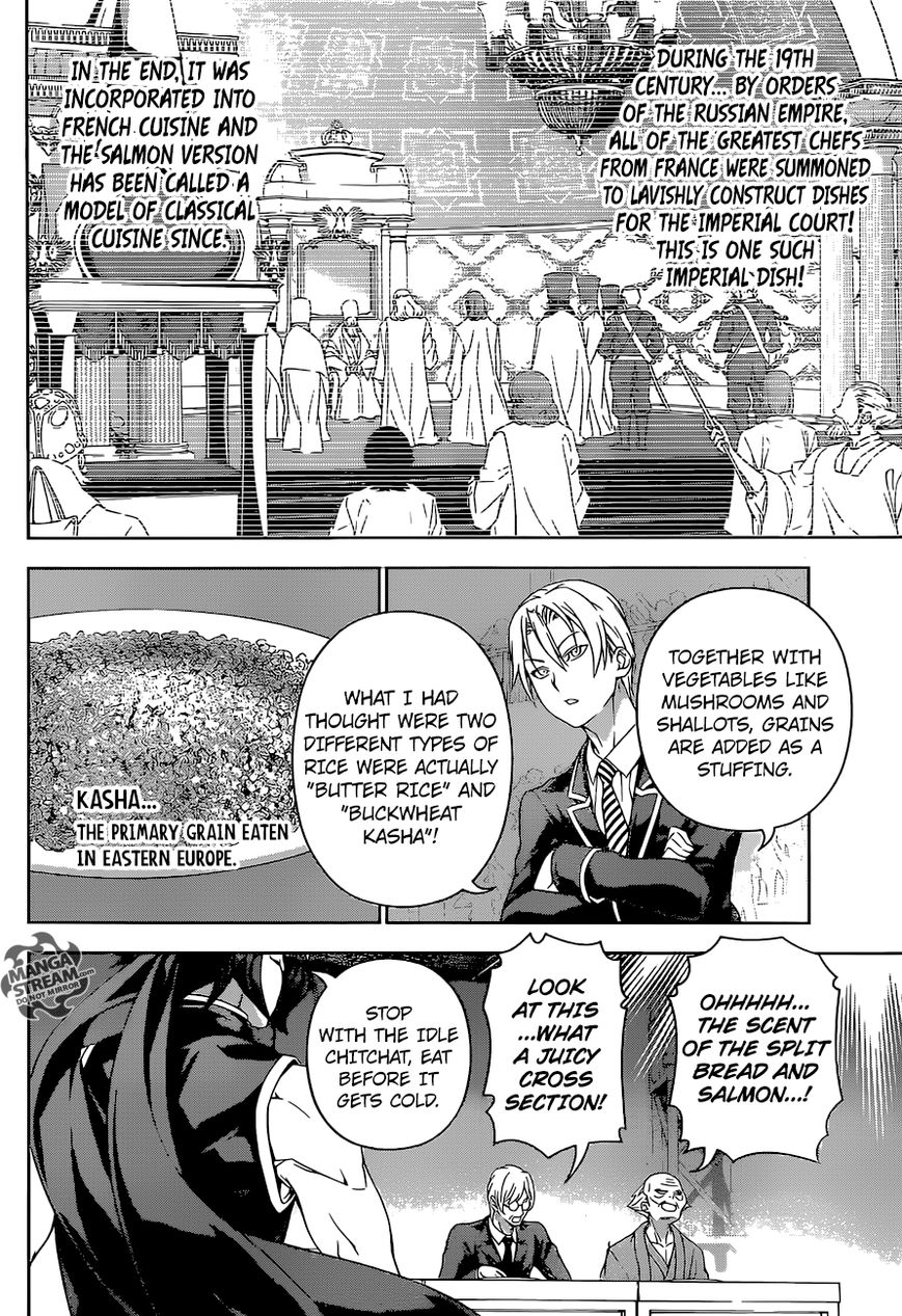 Shokugeki no Soma Chapter 157 page 13 - Chapter 157 : The Salmon Dances