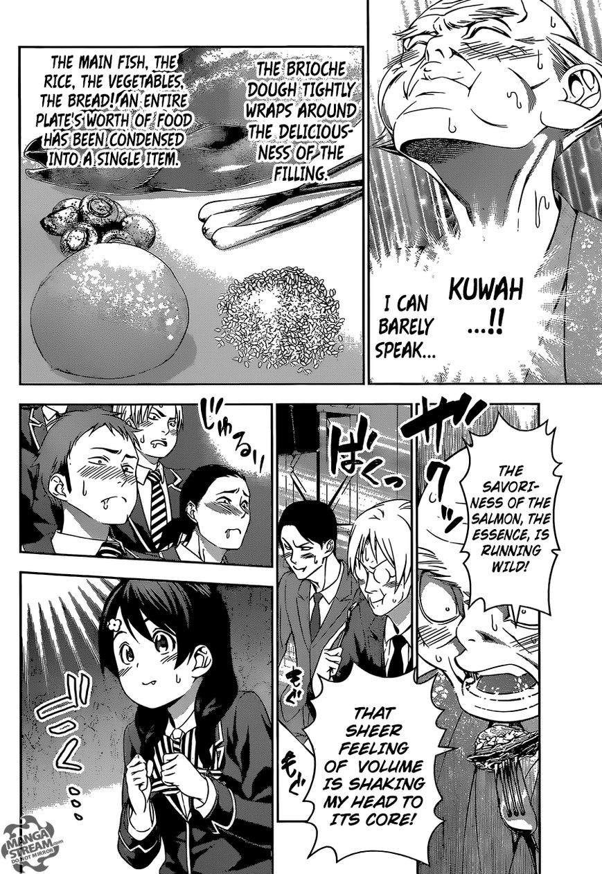 Shokugeki no Soma Chapter 157 page 15 - Chapter 157 : The Salmon Dances