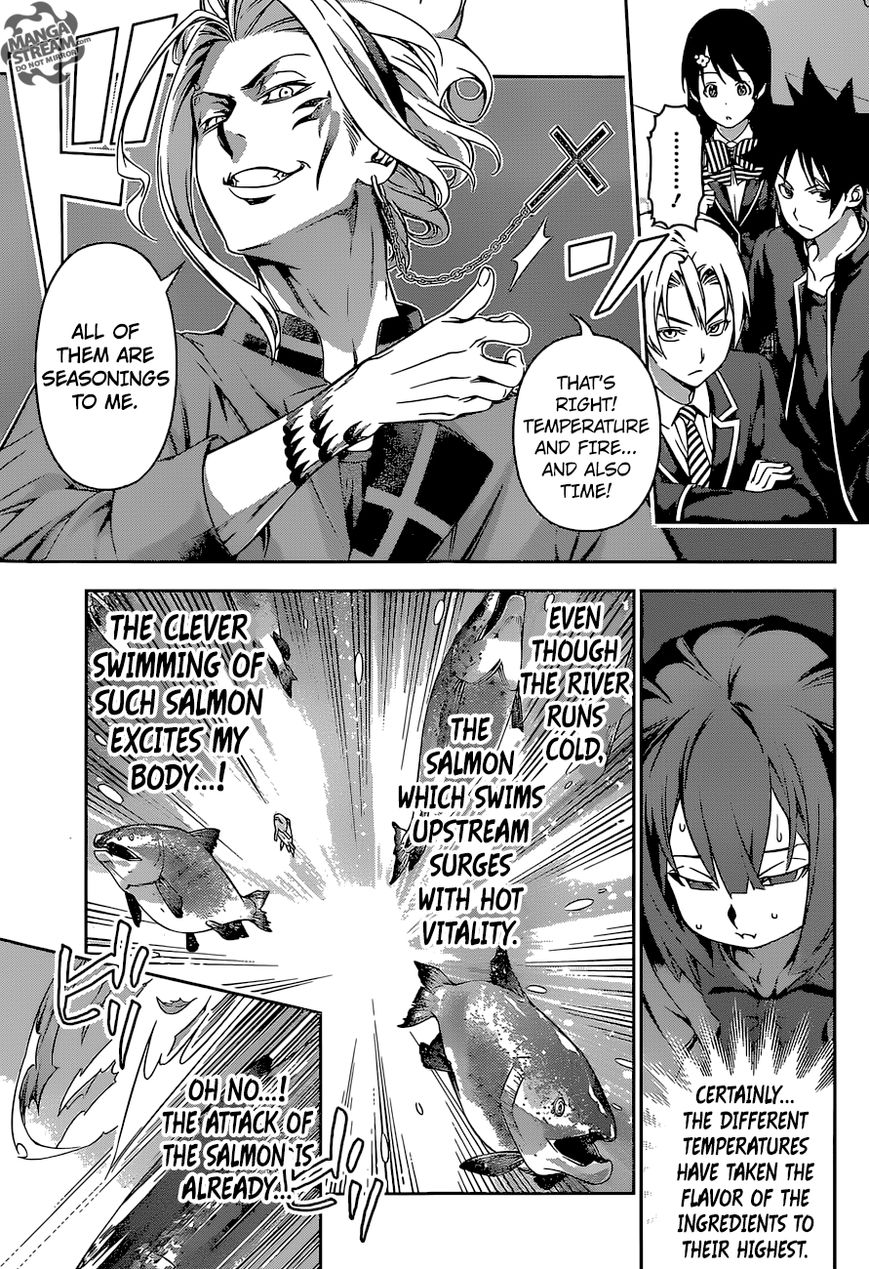 Shokugeki no Soma Chapter 157 page 8 - Chapter 157 : The Salmon Dances