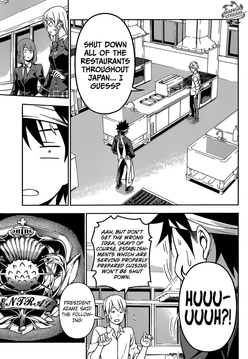 Shokugeki no Soma Chapter 163 page 17 - Chapter 163 : The One Who Aims For The Summit