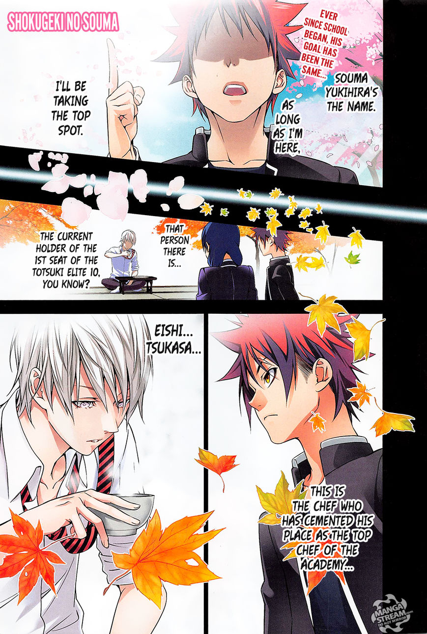 Shokugeki no Soma Chapter 163 page 3 - Chapter 163 : The One Who Aims For The Summit